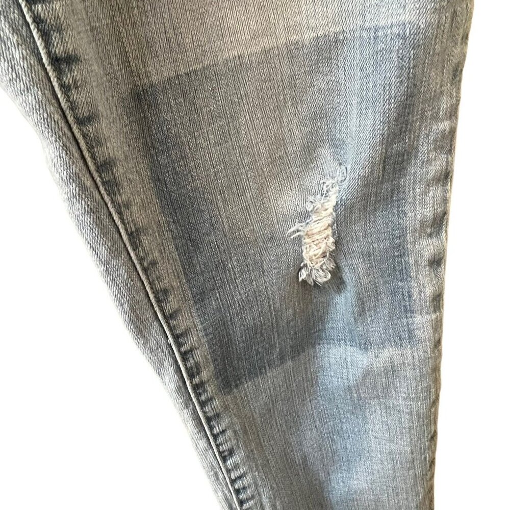 Anthropologie Pilcro and the Letterpress Jeans Womens 29 Blue Fit Hyphen Fringe - Picture 6 of 14